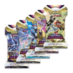 Sword & Shied - Astral Radiance Sleeved Booster Pack Art Bundle (Set of 5)(One of Each)